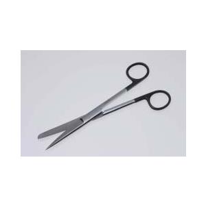 スーパー・外科剪刀 18cm 直　片尖 医療用ステンレス器具 メール便対応可能