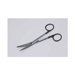 スーパー・外科剪刀 14.5cm 曲　片尖 医療用ステンレス器具 メール便対応可能