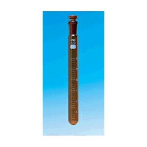 Fine共通共栓試験管 15mL茶 目付 栓13 10入