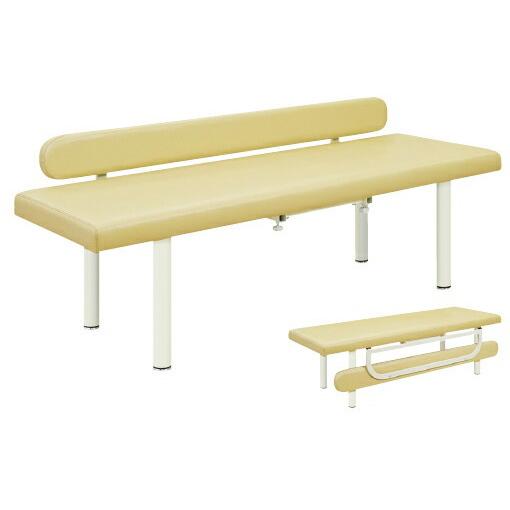 送料無料 レザーガード型ＤＸベッド TB-931(70X180X60CM) ビニルレザーアイボリー