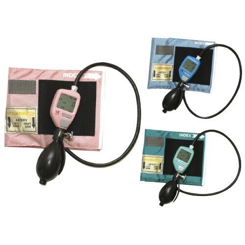 熱い販売 電子アネロイド血圧計（手動式）  SAM-001(スカイブルー) 血圧計