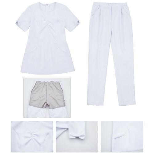 サンペックスイスト ナースジャケット TXM-121-WH サイズ：L カラー：ホワイト