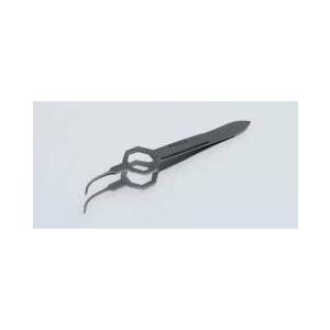 フォスター デリケートピンセット 8.5cm 有鈎曲 医療用ステンレス器具 メール便対応可能