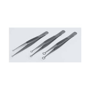 医療用ステンレスピンセット 日本製 リング ピンセット 10cm 3mm 医療用ステンレス器具 メール便対応可能
