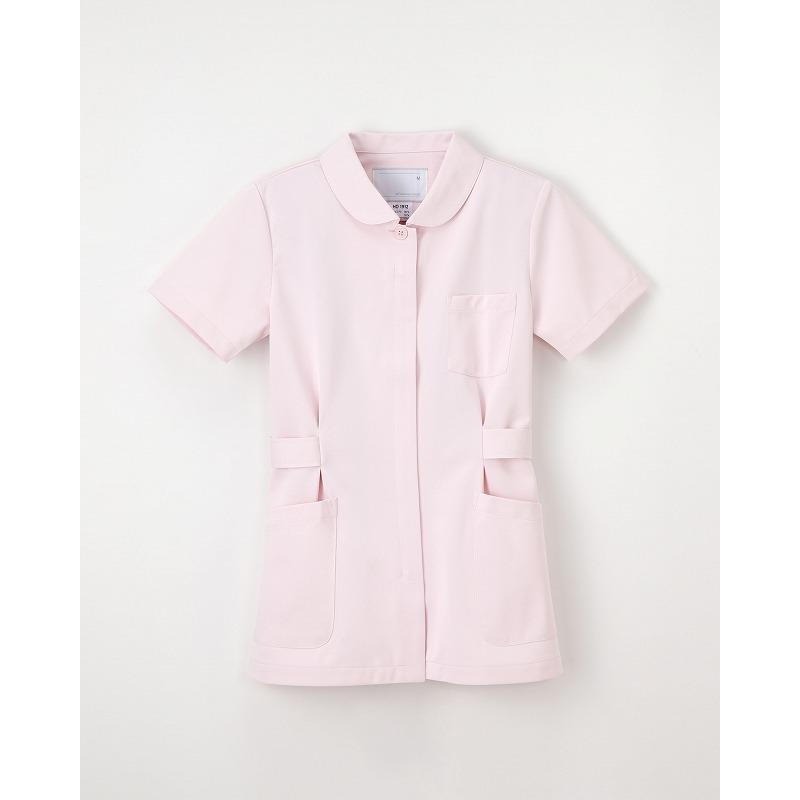 ナガイレーベン 女子上衣 HO-1912 サイズ：Lピンク ナース服 白衣 SEAL限定商品