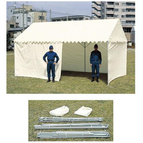 送料無料 ＯＫ式テント 屋根幕＋三方幕付 6253