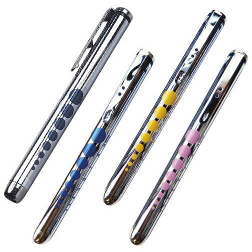 送料無料 ソフトLEDペンライト（瞳孔ゲージ付） イエロー SM-355Y