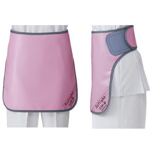 送料無料 放射線防護用生殖腺防護具ワイドマジックベルト式スカート ソフライト（含鉛）  SLSM-25L ネイビーL