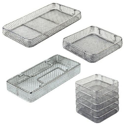 送料無料 メディコンテナー用ワイヤーバスケット Ｃタイプ用２７５×１２５×４０ｍｍ 49.97.10