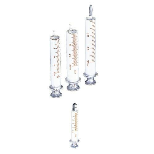 針なし 硝子注射筒 ５０ｍｌ５本 白硬 ルアー先