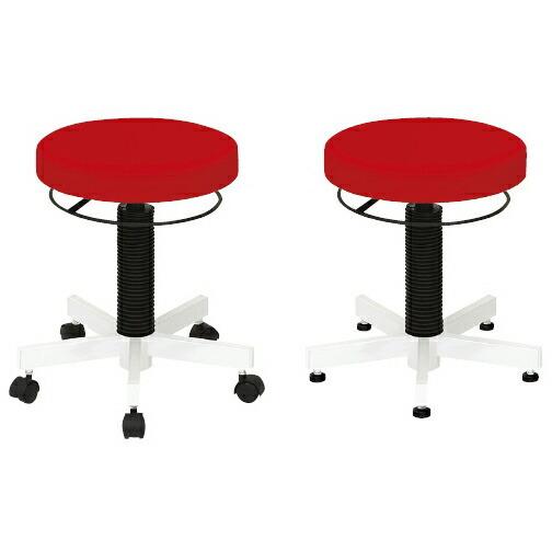 送料無料 クランケチェア 茶 アジャスター付 TB-764-02