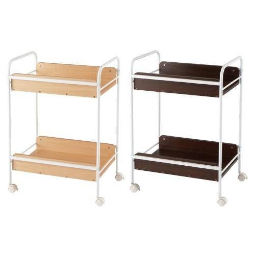 ウッド脱衣ワゴン ナチュラル YS-207※大型商品の為、代金引換は不可でございます※