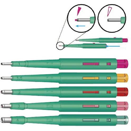 送料無料 生検トレパン（プランジャー付） 1．5mm20本 BPP-15F