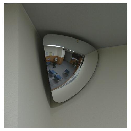 送料無料 安全ミラー ラミコーナー Ｗ３２８×Ｈ２７９ｍｍ LC7