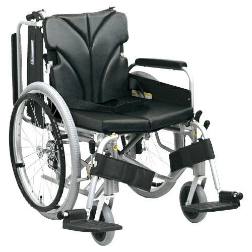 送料無料 モジュール車いす（アルミ製）自走用 エコブラックＮｏ．８８ ３８０ｍｍ KA822-38B-M