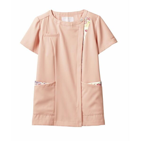 住商モンブラン ナースジャケット（半袖） LW601-22(ピーチXアメリピン ３Ｌ