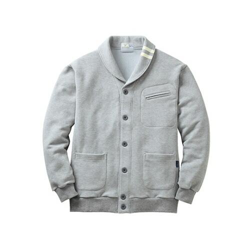 キラク ショールカラージャケットＳ CR137-03(シルバーモク)