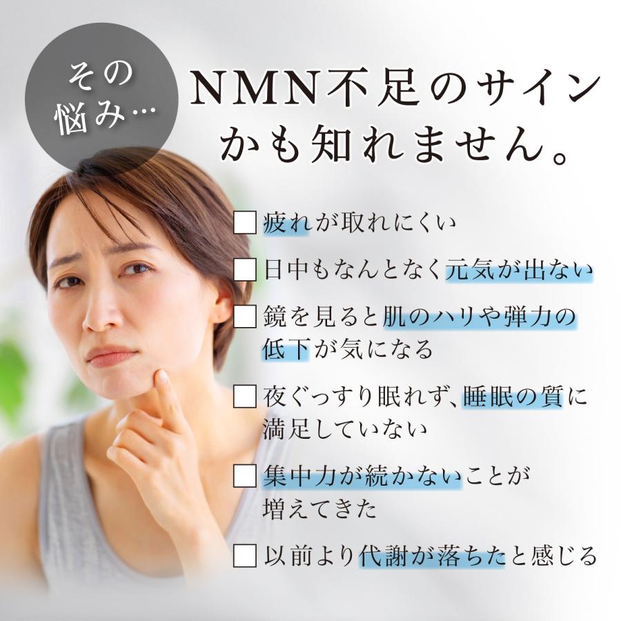 NMN22,500mg+厳選素材48種 高純度99.9％以上 国内GMP認証 栄養機能食品ビオチン レスベラトロール コエンザイムQ10 ホワイトトマト（90粒×1箱）NMN22500＋48 | バイオサプリ | 03
