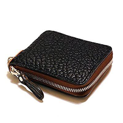 ネット限定販売 ケイシイズ アメリカバイソン バッファロー革 ラウンド2つ折り革財布 ブラック 黒 メンズ 一番安い Www Martacalatayud Com