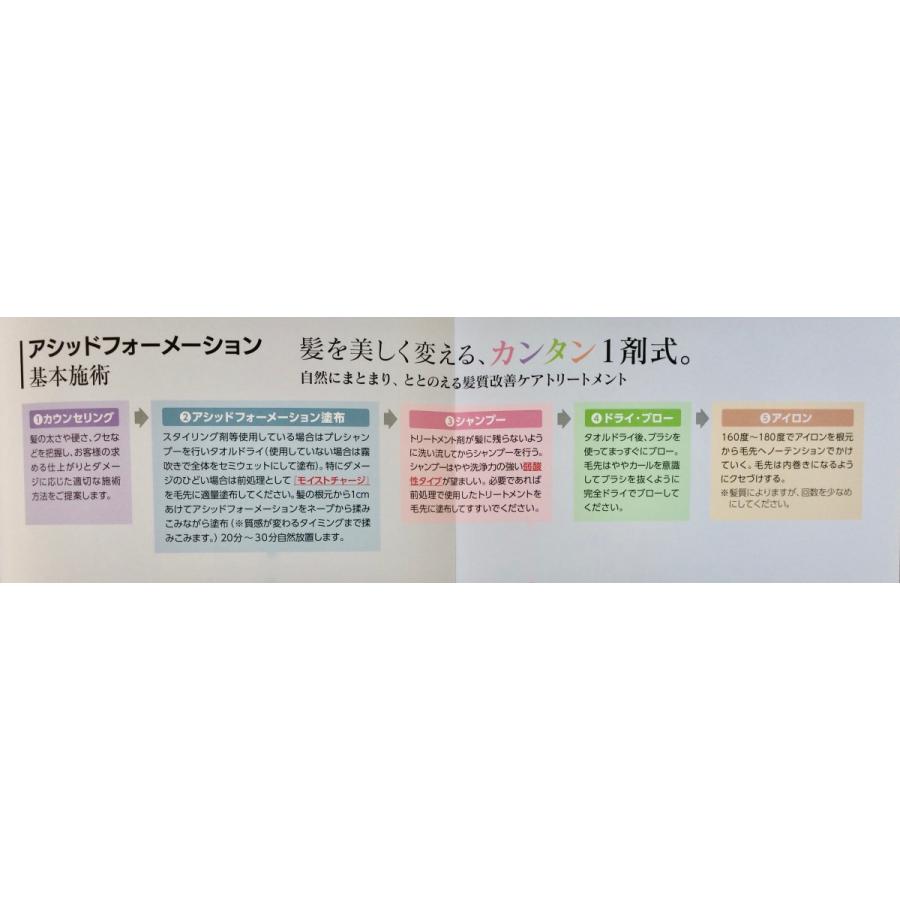 酸熱トリートメント　軽いクセ毛・はね毛・パサつき・うねる・広がる髪に発揮　２剤要らず　施術時間短縮・傷み軽減　アシッドフォーメーション400g　業務用５個｜bipro1｜14