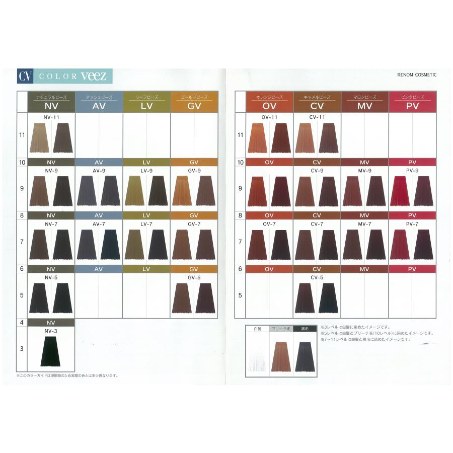 ルノンコスメティック　カラービーズ　カラーリング剤 セット RENOM COSMETIC（ルノンコスメティック） 白髪染め に最適 AV-7
