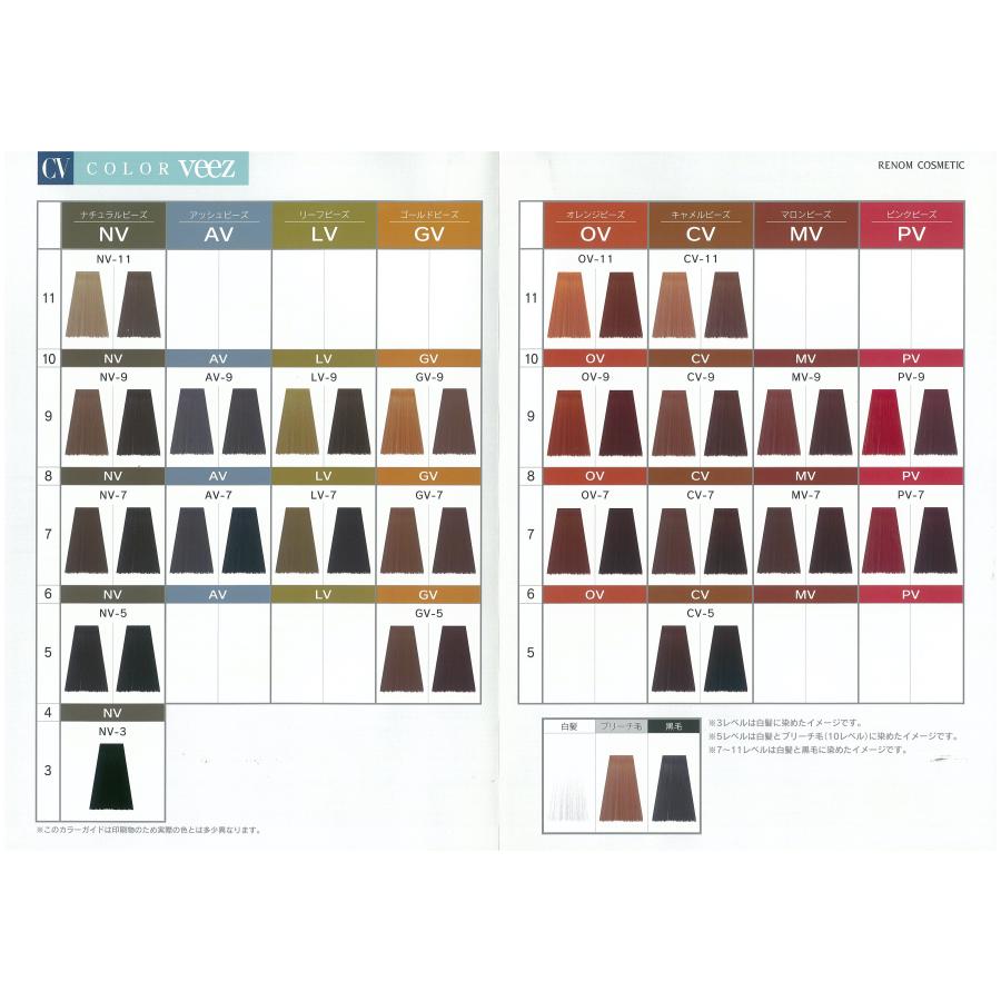 RENOM COSMETIC 白髪染め に最適 LV-9 リーフビーズ カラー