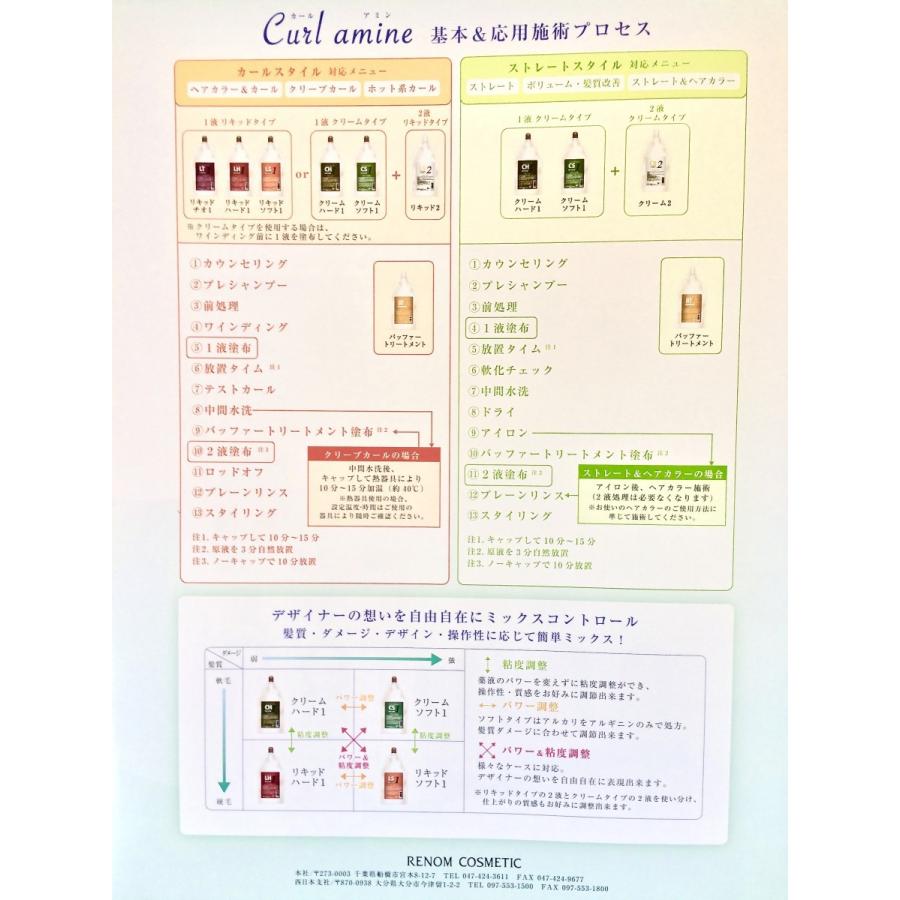 パーマ 化粧品タイプ コスメ系 カールアミン LTチオ配合 1液・2液