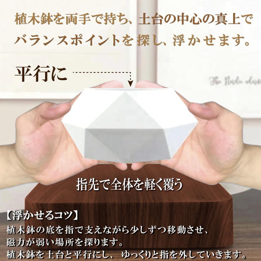 磁気浮上 植木鉢 フローティング フラワー ポット 浮く 浮遊