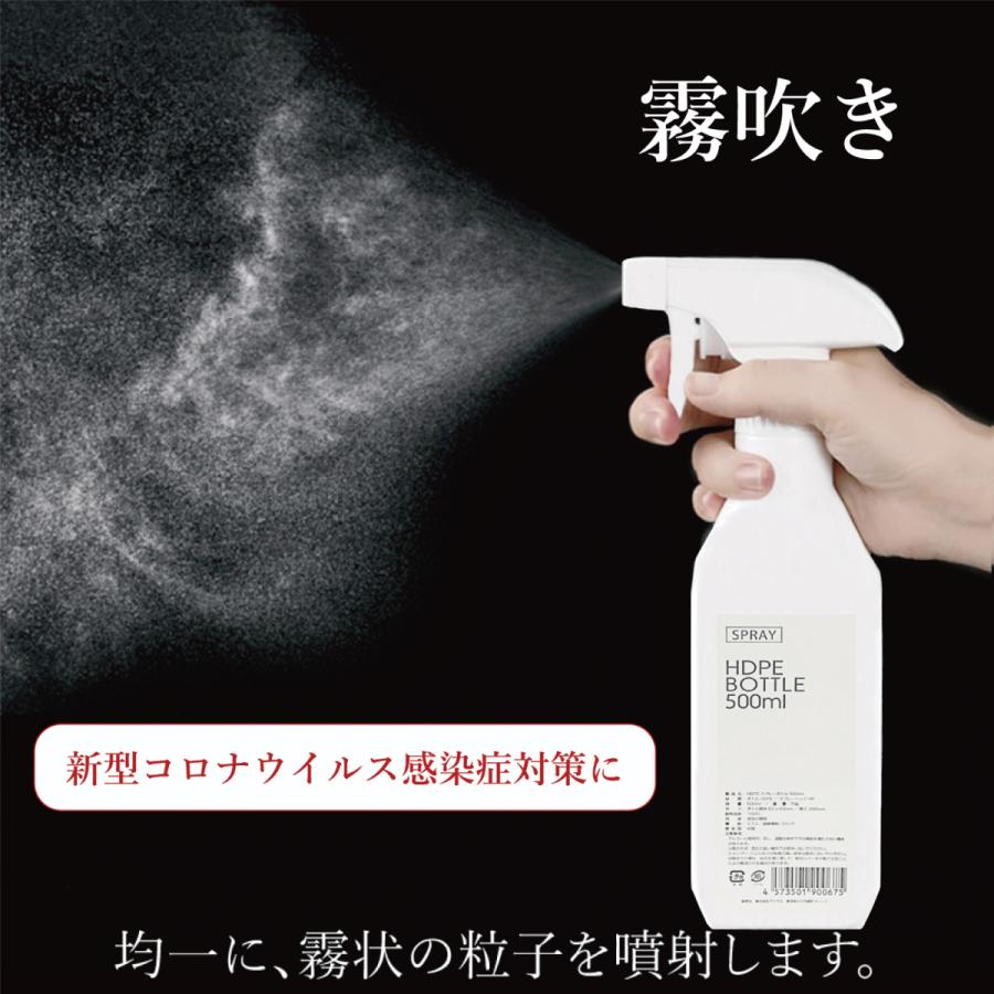 高機能スプレーボトル 白 極細霧 100本セット