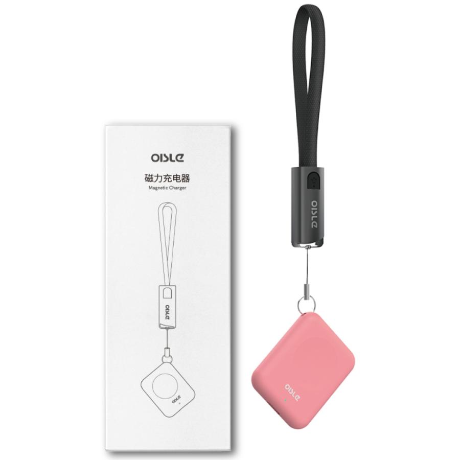 OISLE アップルウォッチ ワイヤレス充電器 白 黒 赤 青 ピンク Apple