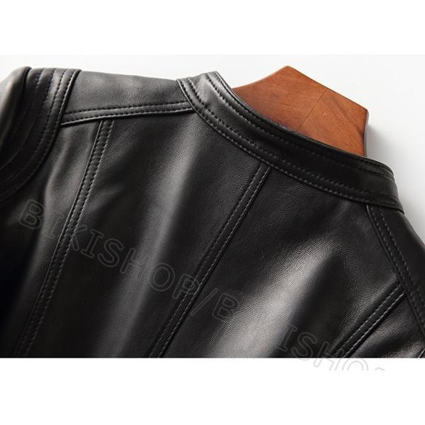 本革ジャケット女性用 本革ラムジャケット 羊革ジャケット ライダース