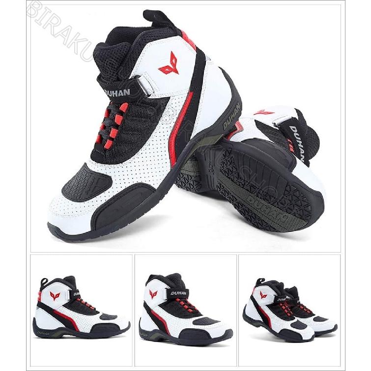 バイクシューズ 即日発送　ライダーブーツ バイクブーツ　レーシングブーツ　バイクショートブーツ　ばいく靴　バイクくつバイク用ブーツ　送料無料 の商品画像