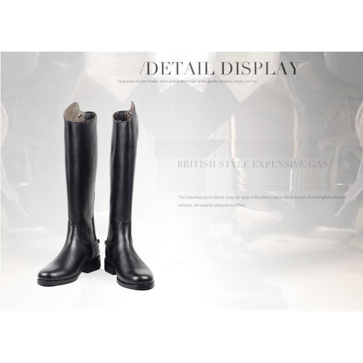 乗馬ブーツ 乗馬用ロングブーツ 牛革ブーツ カウ革靴 本革本皮牛革