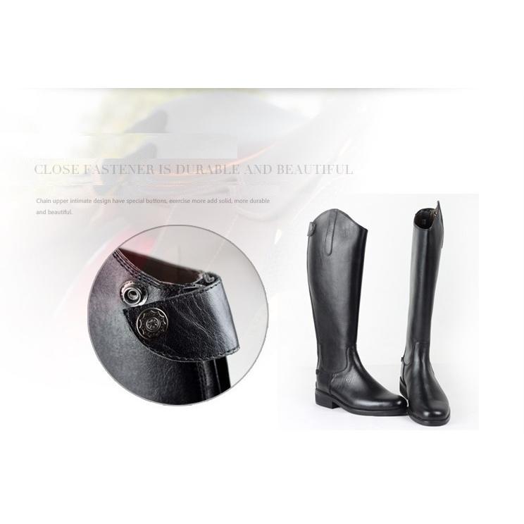 乗馬ブーツ 乗馬用ロングブーツ 牛革ブーツ カウ革靴 本革本皮牛革