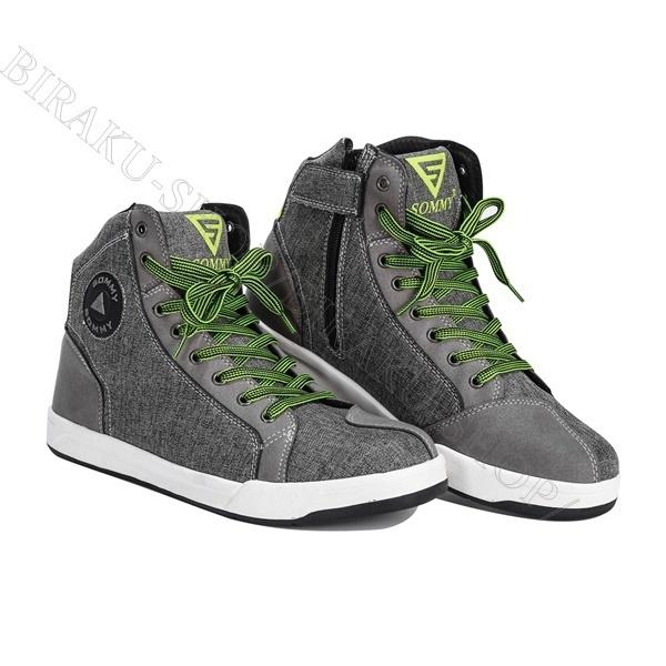 バイクシューズ　即納　軽量バイクブーツ　バイクスニーカー　送料無料　レーシングブーツ ライディングブーツオートバイ ショート　革最新モデル送料無料 の商品画像