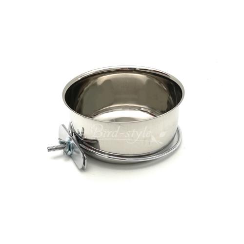 ⚫︎同梱用商品⚫︎送料別⚫︎インコさん用  ステンレスの餌入れ 取り付け金具付 値下げ インコ 鳥 グッズ/ステンレス餌入れ 5オンス : 鳥グッズの店