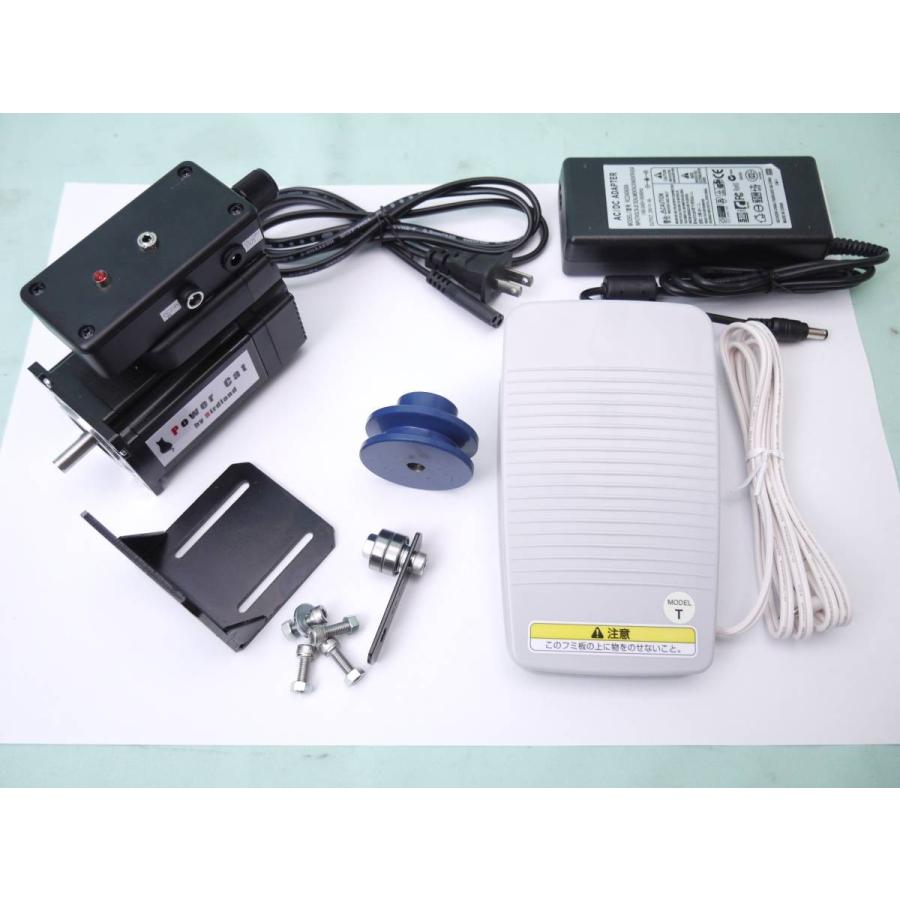 ミシン用DCモーター パワーキャット Lアングル金具付き 極低速〜中速