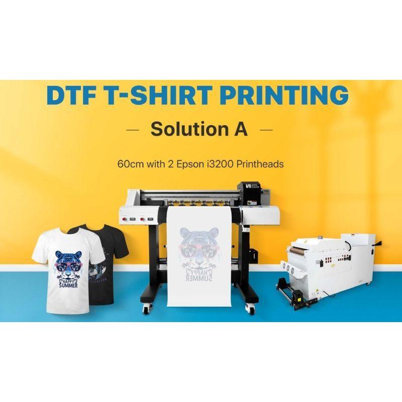 熱転写petフィルム印刷 DTFプリンター 仕上げ機セット 600幅プリント