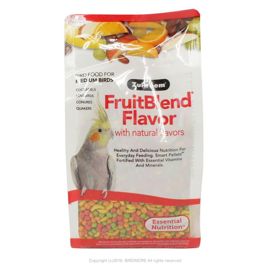 賞味期限23年4月30日 ズプリーム Zupreem フルーツブレンド オカメインコ用 397g