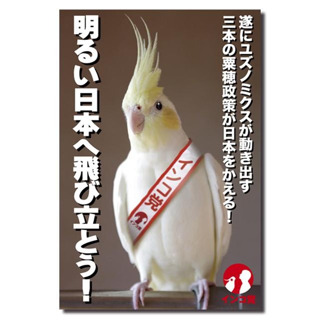 TOMO YAMASHITA DESIGN STUDIO. インコ党第二弾 ポストカード4枚