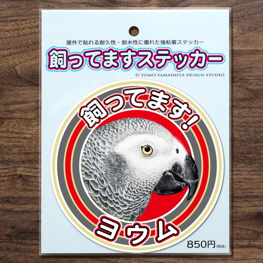 Tomoyamashita Design Studio ヨウム 飼ってますステッカー 195a0374 ネコポス 対応可能 インコサミット バードモア 鳥グッズ 鳥用品 雑貨 鳥 0 10 飼鳥用品専門店birdmore 通販 Yahoo ショッピング