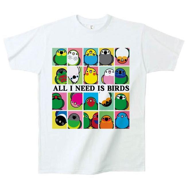かんたろう 鳥が好きだ Tシャツ 男性用 M BIRDMORE バードモア 鳥用品 鳥グッズ 雑貨 インコサミット プレゼント :0