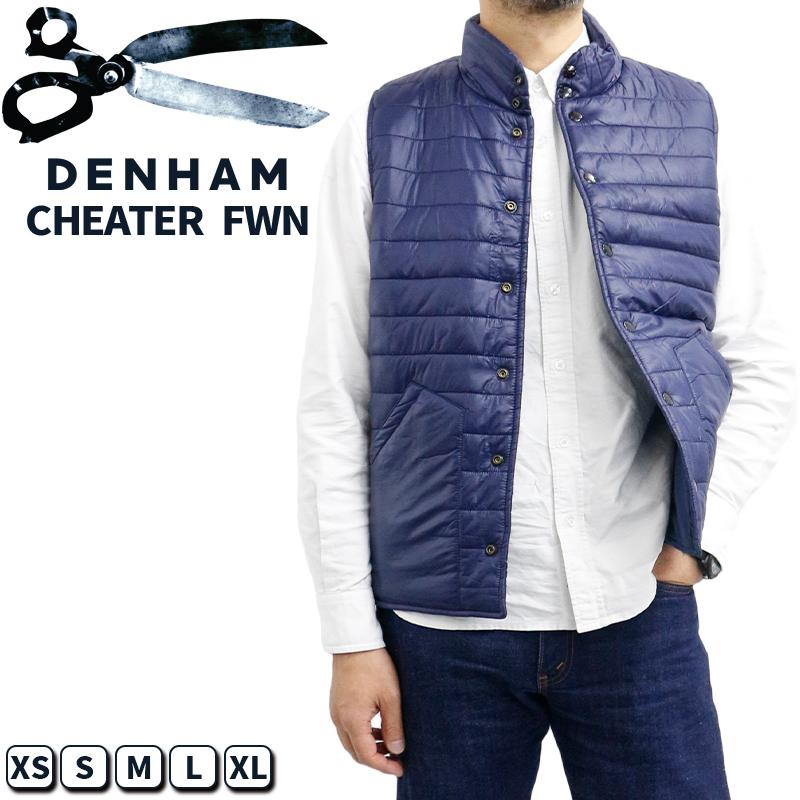 デンハム メンズ アウター Denham 01 14 05 34 002 Cheater Fwn 中綿 ベスト コットン 綿 ナイロン ジャケット ブランド インナー おしゃれ ブルー Denham 01 Birigo 通販 Yahoo ショッピング