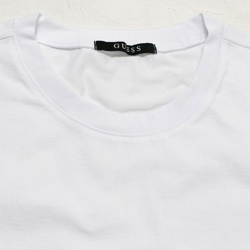 ゲス メンズ トップス GUESS MN2K9481 Mini Logo Tee ロゴ ワンポイント Tシャツ ホワイト ブラック 白 黒 クルー 半袖 かっこいい おしゃれ ジム 男性 ブランド｜birigo｜14