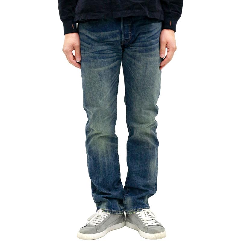 リーバイス 501 メンズ ジーンズ デニム LEVIS Levi's 00501-1487 レギュラー ストレート | 現行モデル ビッグE ウォッシュドヴィンテージ ユーズド加工｜birigo｜04