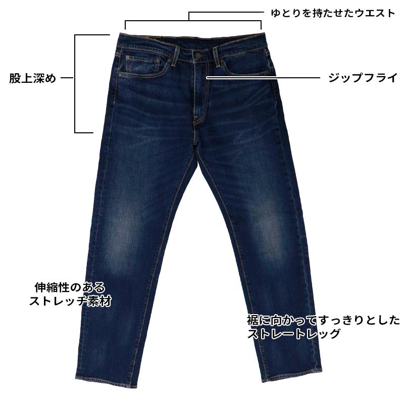 リーバイス 505 メンズ ジーンズ デニム LEVIS Levi's 00505-1556 現行モデル ビッグE プレミアム ストレッチ レギュラーフィット ストレート 定番 かっこいい｜birigo｜19