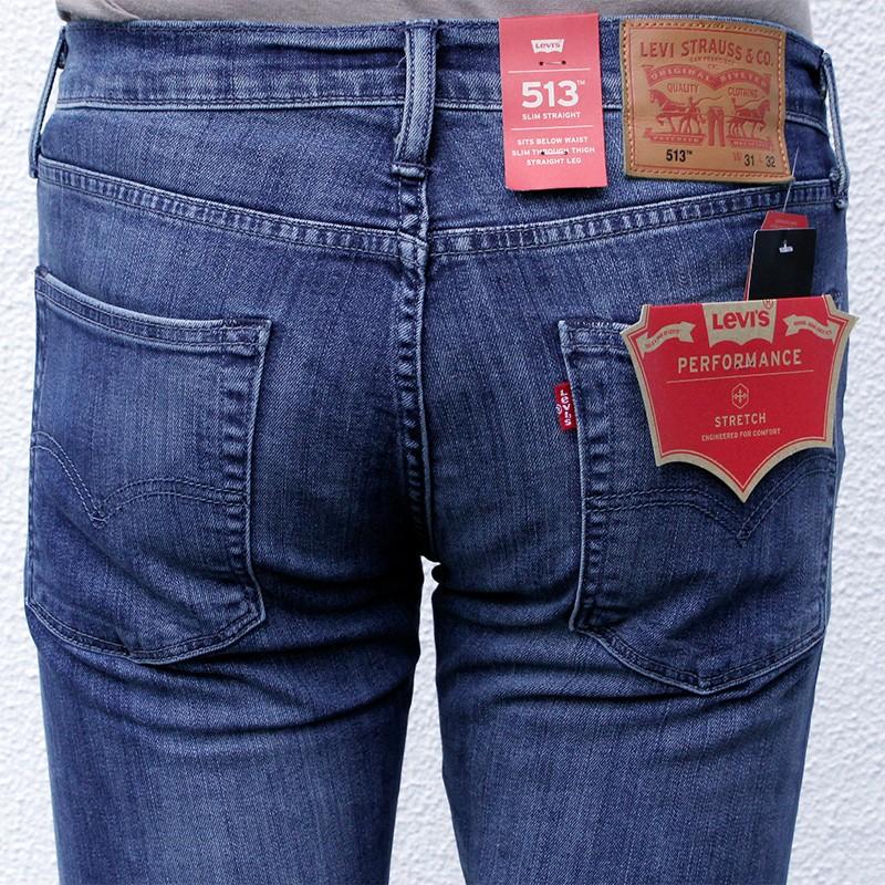 リーバイス ジーンズ メンズ デニム LEVIS 08513-06L39 513 SLIM STRAIGHT MOTION スリム ストレート モーション ストレッチ  ジップフライ｜birigo｜07