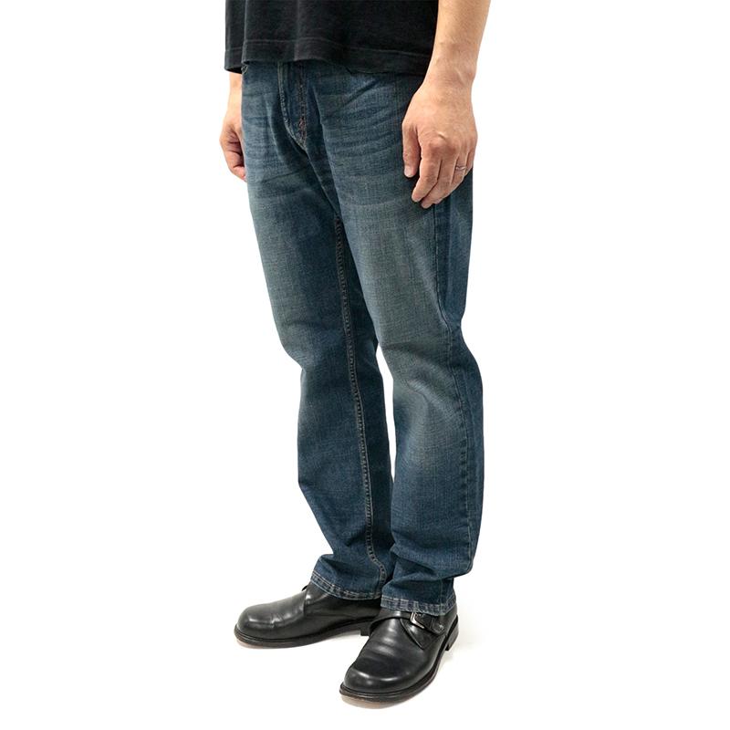 リーバイス メンズ ボトムス LEVIS Levi's DENIZEN 218 STRAIGHT FIT 47482-0041 ストレートフィット ストレッチ 大人 ユーズド加工 ウォッシュ加工｜birigo｜04