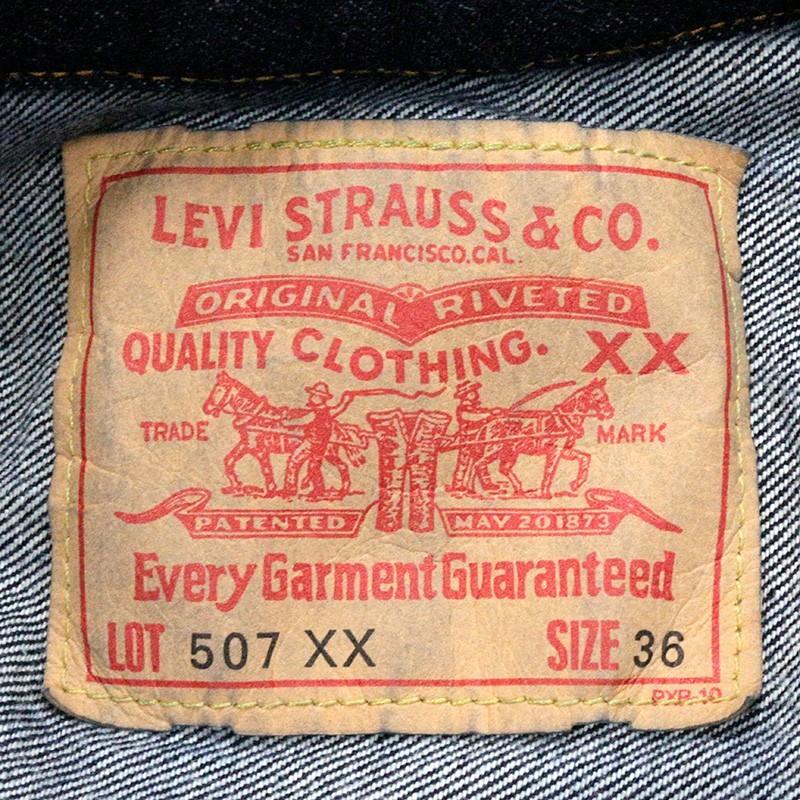 リーバイス ヴィンテージ メンズ LEVIS VINTAGE 70502-0004 1955年 507XX 復刻版 2ndモデル リンス Gジャン トップボタン裏 555 刻印 バレンシア縫製 |N｜birigo｜10