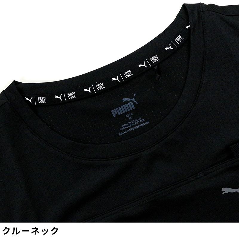 プーマ レディース トップス PUMA puma 524504 FIRST MILE Tシャツ | ランニング トレーニング スポーツ ウエア ウェア ジム 半袖 春 夏 秋 シンプル　｜birigo｜07